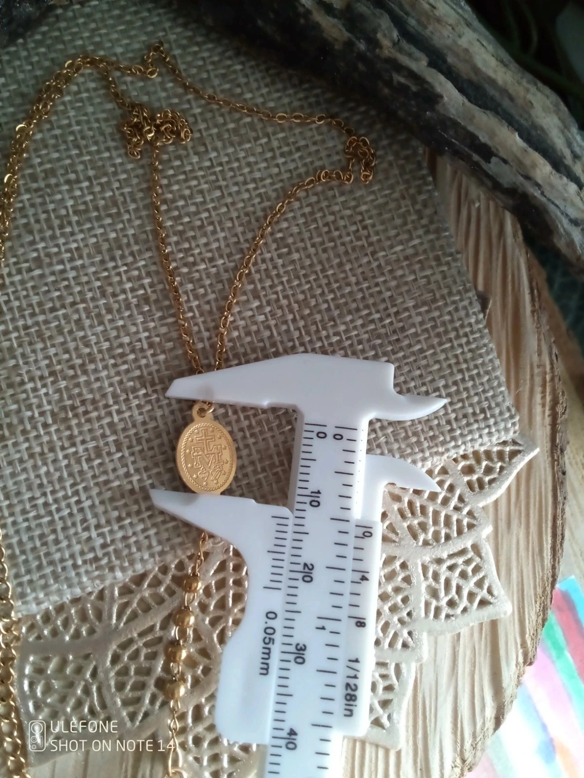 Collier sainte Vierge pierre d'améthyste 💜 – photo 4